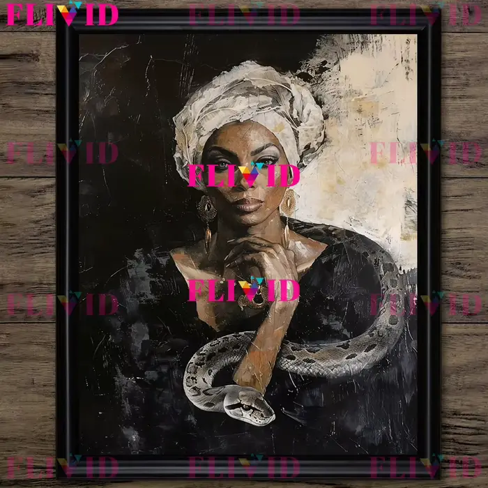 Toile d'art mural avec Marie Laveau