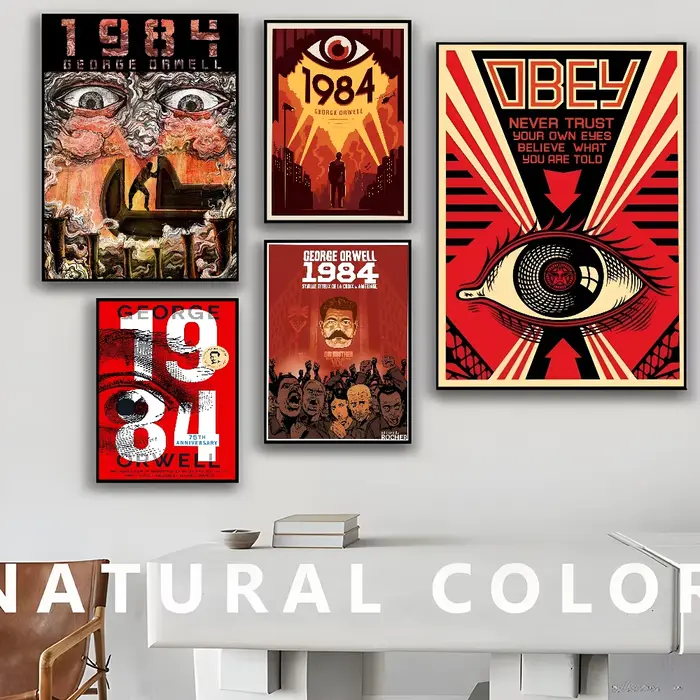 Affiches autocollantes de film George Orwell