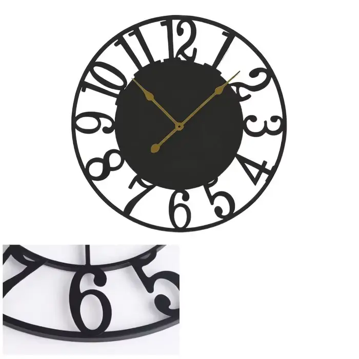 Horloge murale Vintage en métal 50/60cm