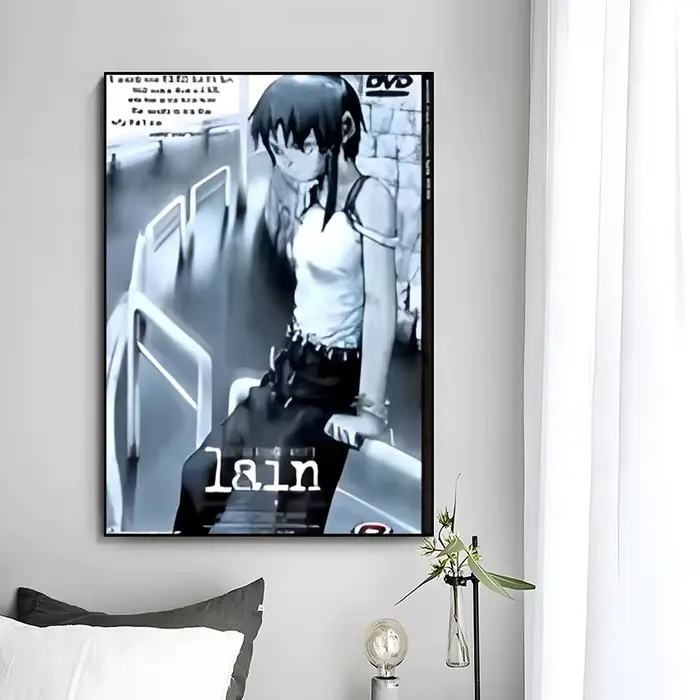 Affiche psychologique Cyberpunk de Serial Experiments Lain