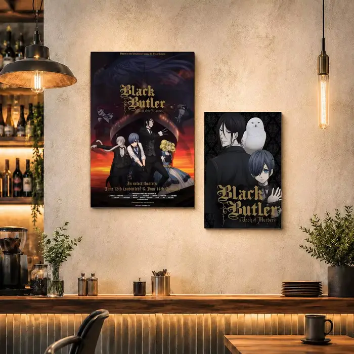 Affiche d'anime Dark Anime B-Black ButlerS