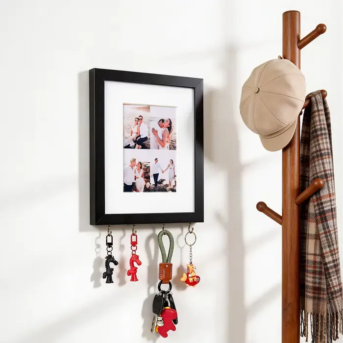 Cadre photo mural DIY avec crochet
