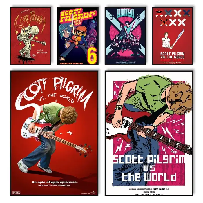 Affiche de film s-scott Pilgrim VS The World