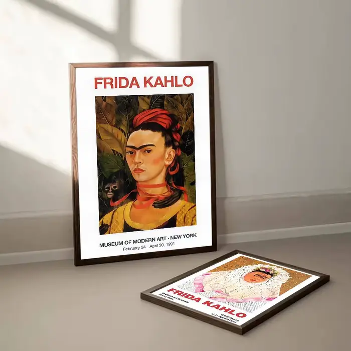 F-Frida K-Kahlo affiche imprimée A5 A4 A3 A2 décor d'art mural pour chambre bureau cadeau pour les Fans