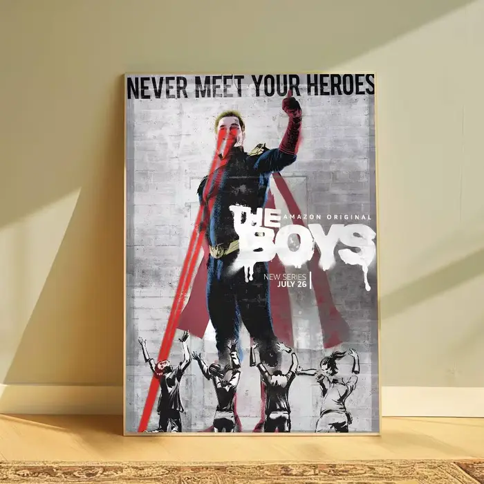 Affiche de série TV t-the Boys HD, décoration murale collante, étanche, pour la maison, le salon, le