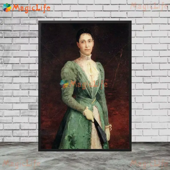 Toile d'art mural Vintage de jeune fille