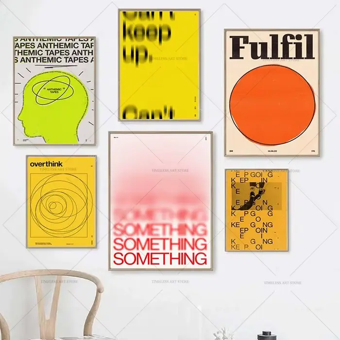 Affiches de citations modernes