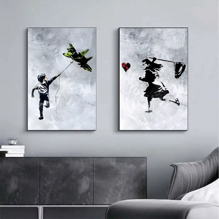 Affiches murales d'art abstrait graffiti de rue