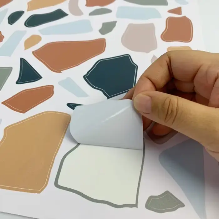 Autocollant mural en marbre pour salon et chambre à coucher
