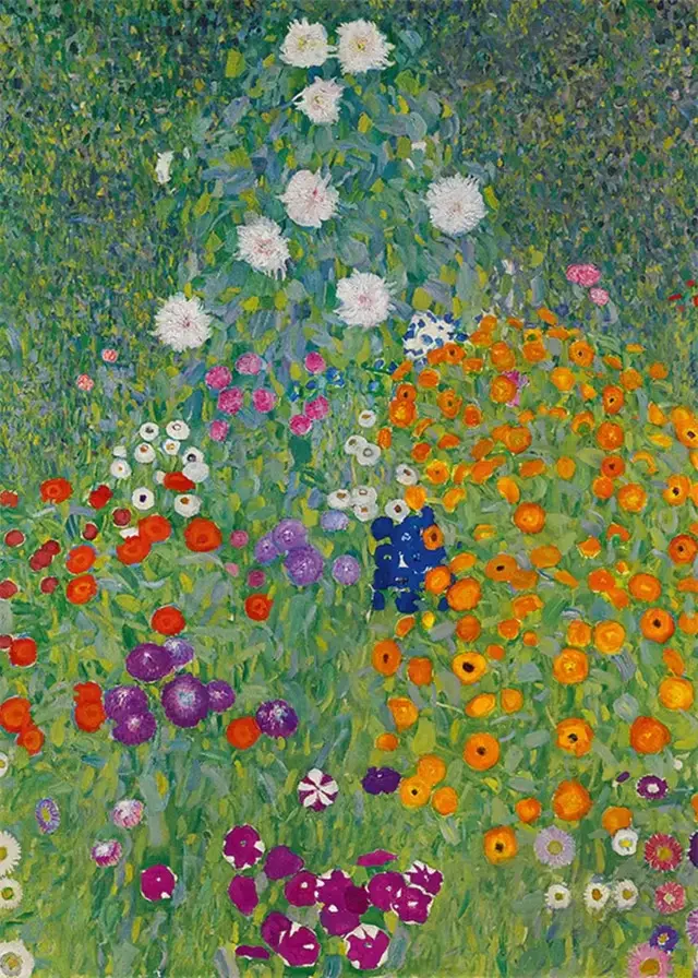 Gustav Klimt fleur jardin tournesols église toile peinture à l'huile plantes abstraites fleurs mur A