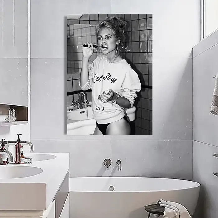 Toile de peinture imprimée pour femme