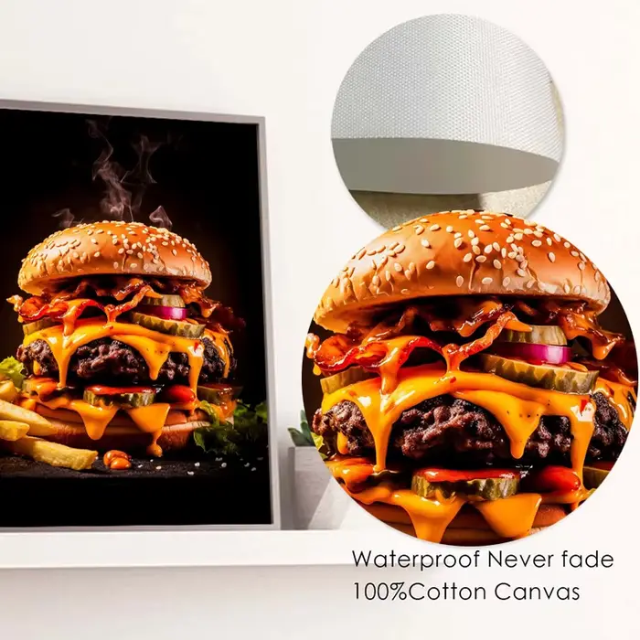 Affiche de cuisine, impression de nourriture