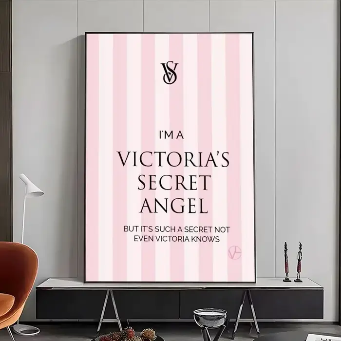 Affiche V-Victoria Secret Fashion-S, affiches haute définition, art mural pour salon et décoration d