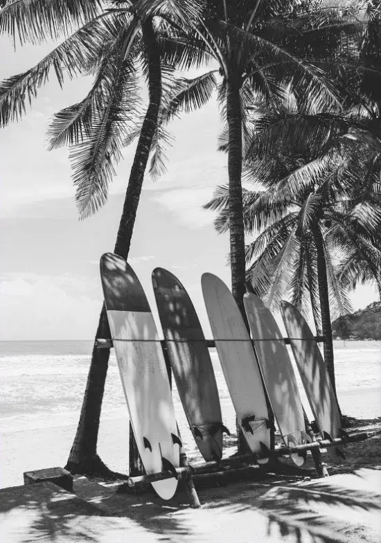 Affiche de surf sur l'océan avec de vraies photos, décor d'art de sports de mer, peinture sur toile,