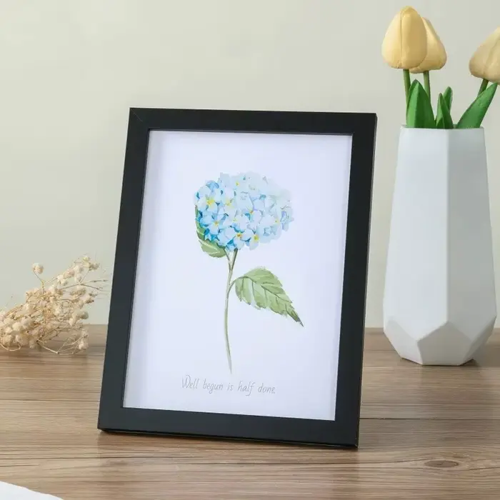 Cadre photo en bois pour accrocher au mur 10x15 15x20 20x25cm, support photo en bois pour photos, dé
