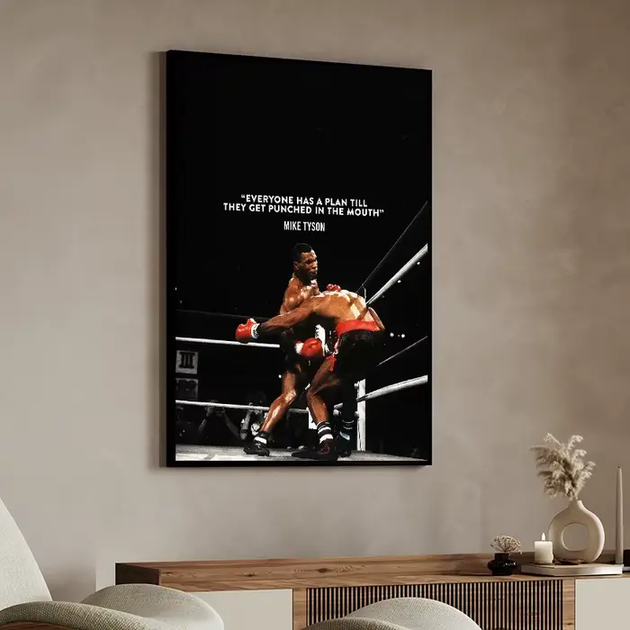 Boxer mur Art affiche Nate Diaz boxe citation de motivation toile peinture impressions décor photos salon