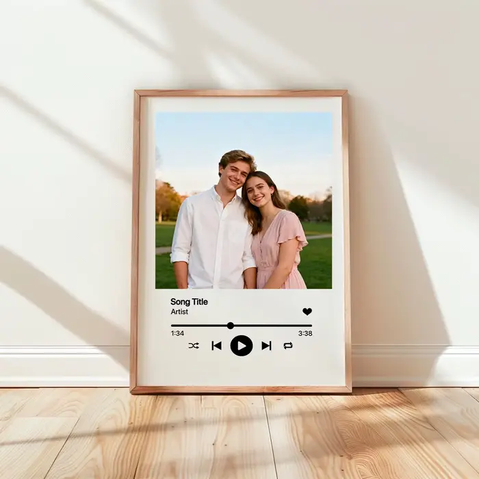 Affiche musicale personnalisée