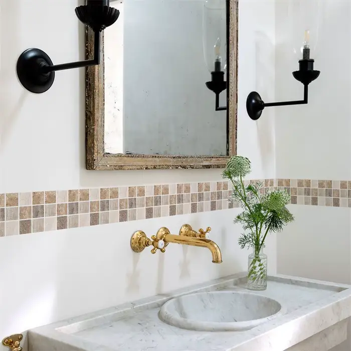 Autocollants muraux décoratifs pour salle de bain