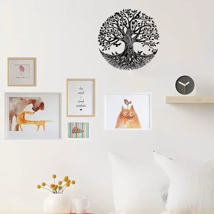 1 morceau de décoration murale arbre de vie