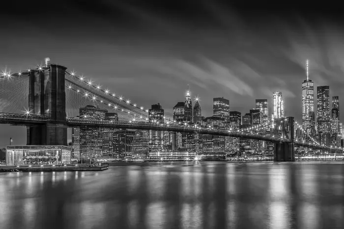 Affiche de ville en noir et blanc, New York, Londres, Paris, tour Eiffel, photographie, art, peintur