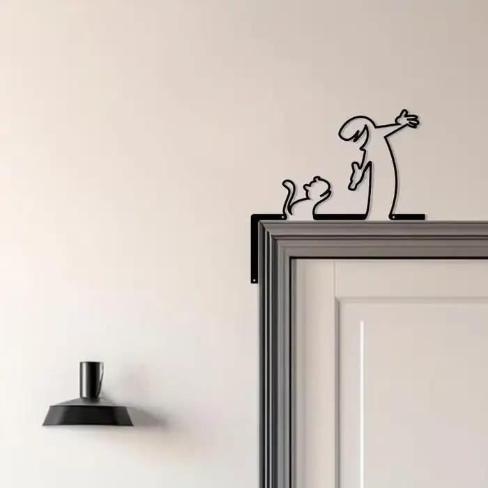 Décor mural en métal, panneau en fer forgé