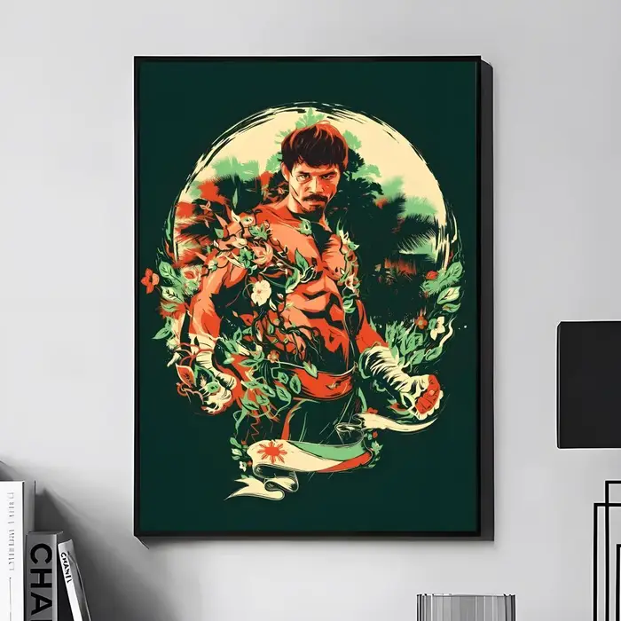 Affiche murale de boxe M-Manny P-Pacquiao