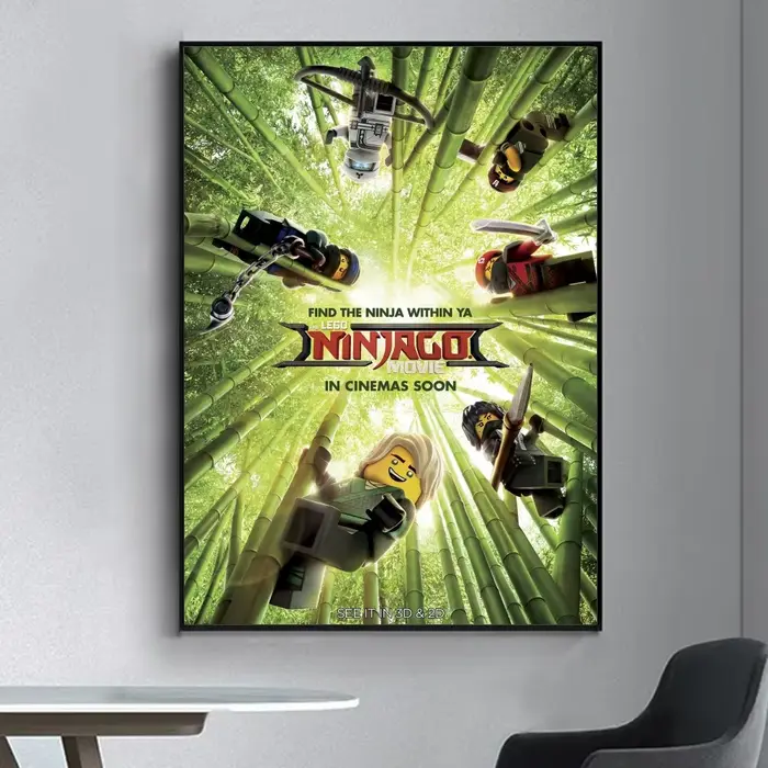 Cool L-LEGOs dessin animé n-ninjago affiche fantaisie