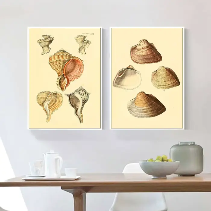 Affiches et tableau Vintage de plage de bord de mer