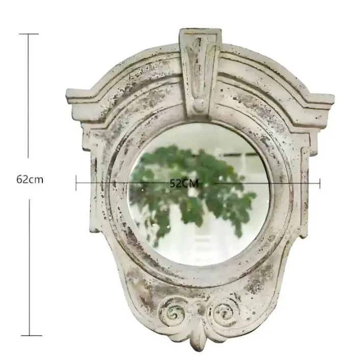 Miroir mural extérieur jardin et entrée décoratif suspendu Art Boho Style fond Accent pour chez l'habitant et miroirs décoratifs pour la maison