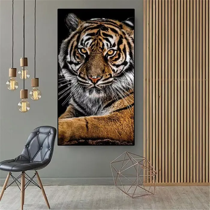 Peinture sur toile d'animaux