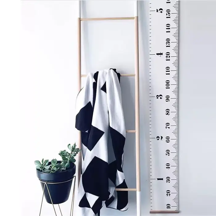Autocollant mural suspendu en bois