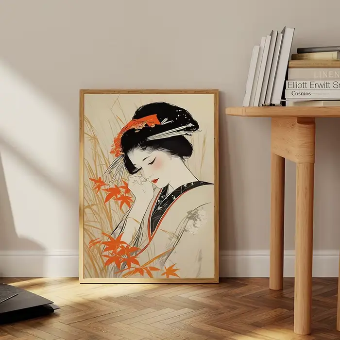Classique Ukiyoe rétro japonais samouraï