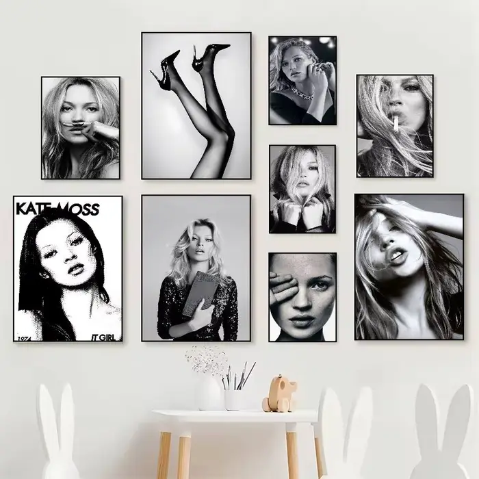 Kate Moss – affiche d'art moderne HD