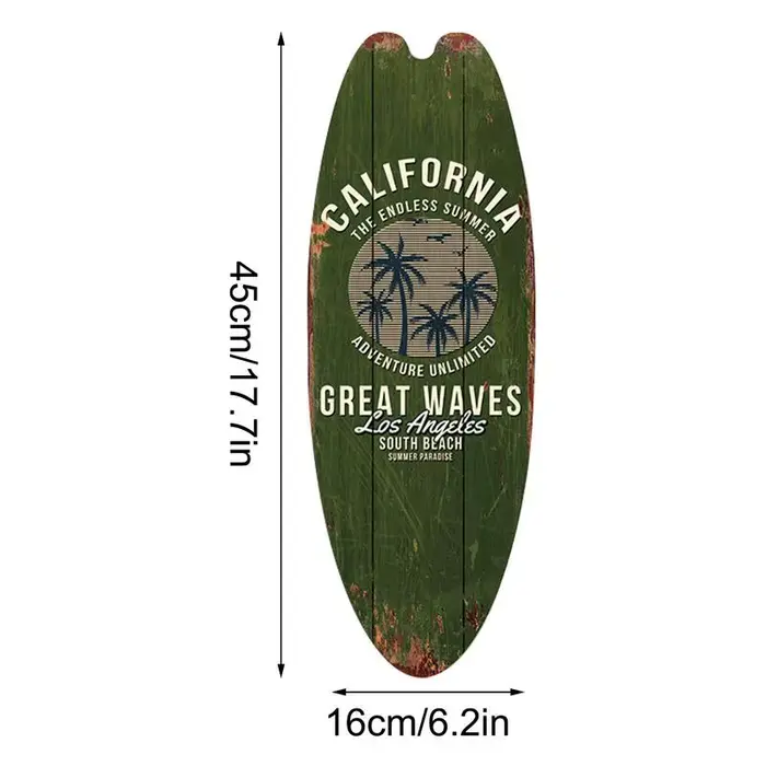 Décor de planche de surf en bois pour la maison