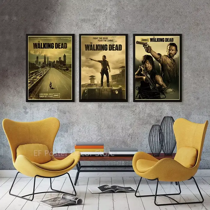 Affiche The Walking Dead Rick Grimes/Daryl Dixon