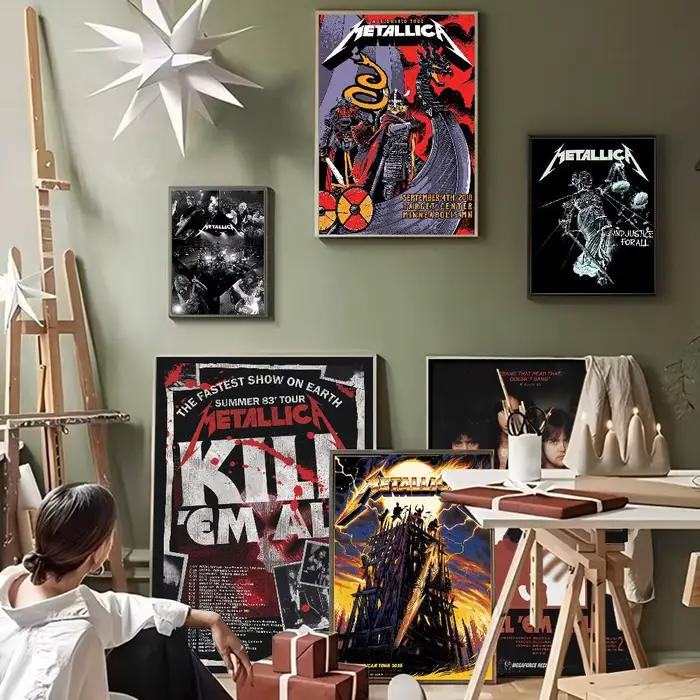 M-METALLICA Band – impressions et affiches de bonne qualité