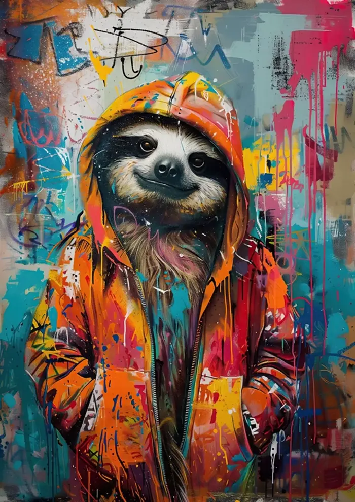 Affiches et impressions sur toile Banksy Pop Street Graffiti, art mural animalier, peintures de pand
