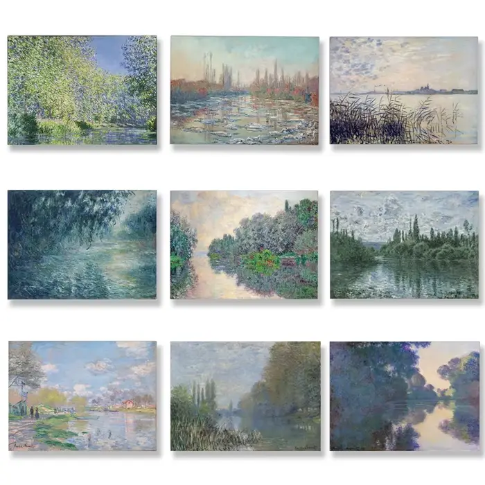 Célèbre toile d'art peinture paysage impressionniste Claude Monet affiches et impressions