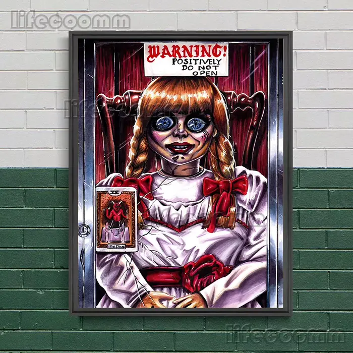 Affiche de Film d'Horreur d'Halloween Imprimée sur Toile