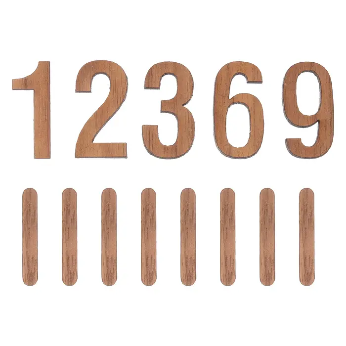 Numéros pour horloge 3D