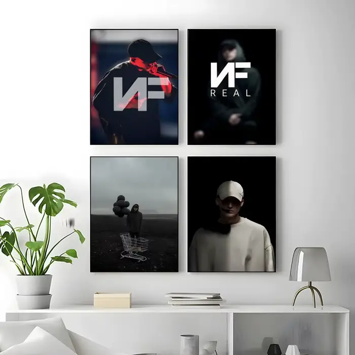 Affiche de chanteur rappeur N-NF