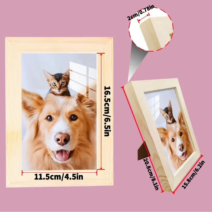 Cadre photo personnalisé 1 pièce