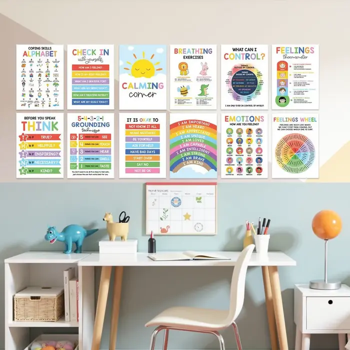 Affiches d'angle apaisantes