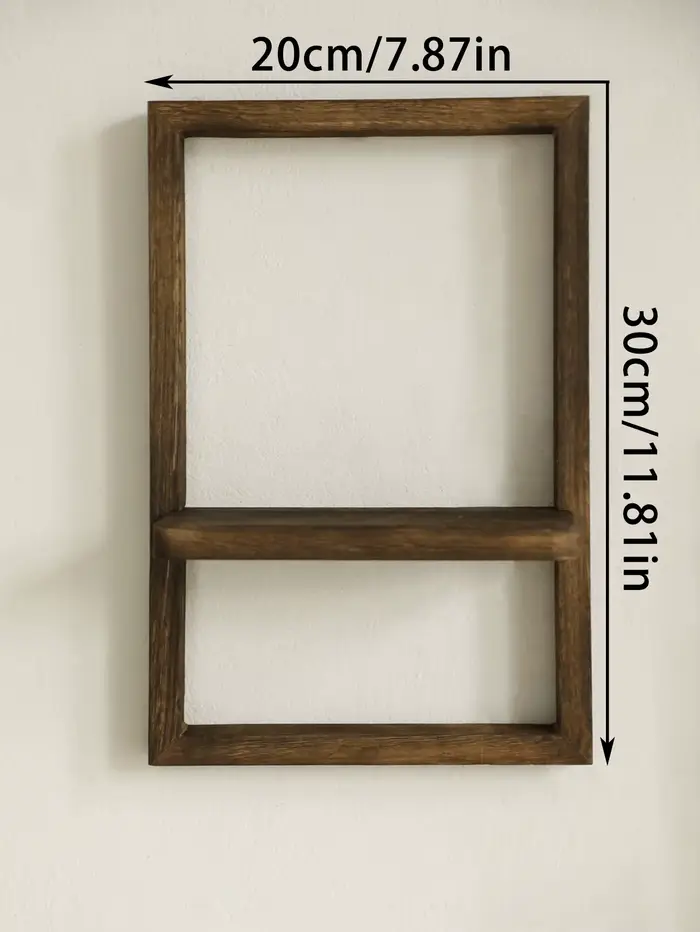 Étagère murale flottante en bois noir, plateau carré pour plantes et pots de fleurs, présentoirs Boh