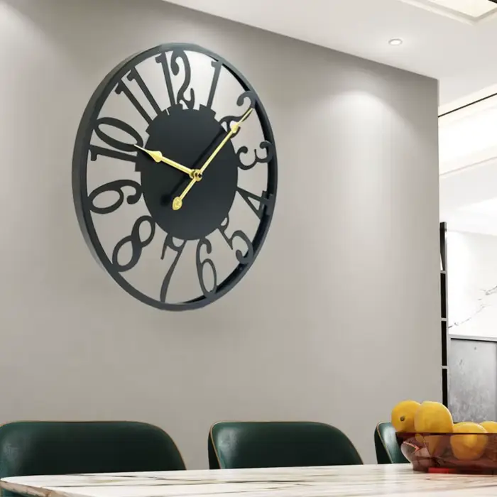 Horloge murale Vintage en métal 50/60cm