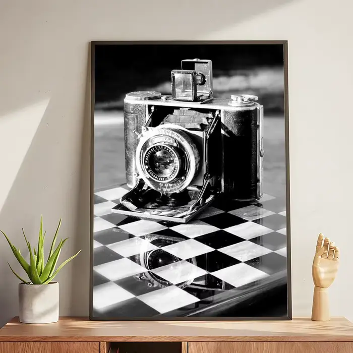 Affiche Photo Vintage noir et blanc