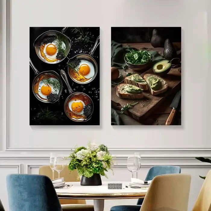 Affiche d'art alimentaire pour la décoration de restaurant