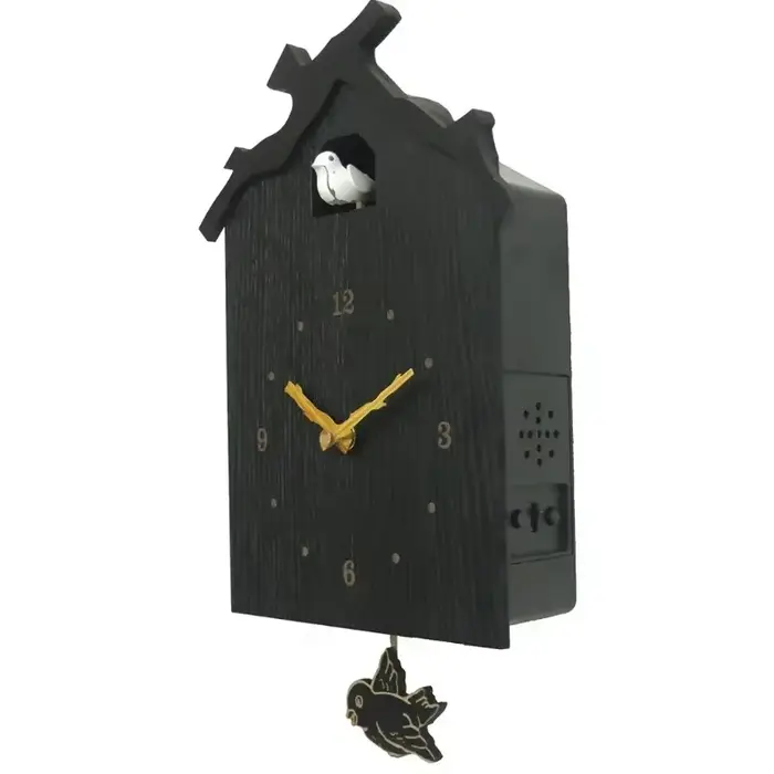 Horloge murale créative et élégante en forme de maison de coucou