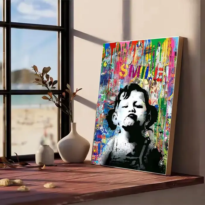 Affiche de graffiti de rue Banksy