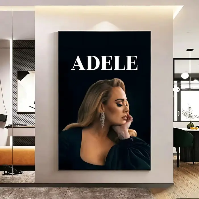 Affiche de la chanteuse Adele